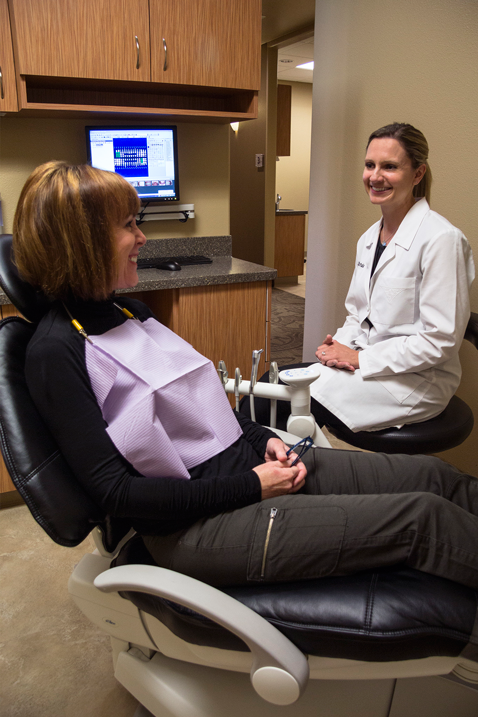 Dr. Kotula patient in chair