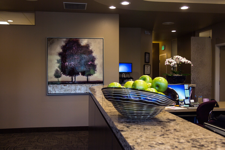 Front office desk