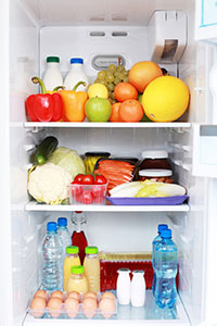 Healthy Food in Refrigerator
